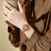 聚利时手表女2026新款 小众轻奢高级感小方表气质小方糖女士手表