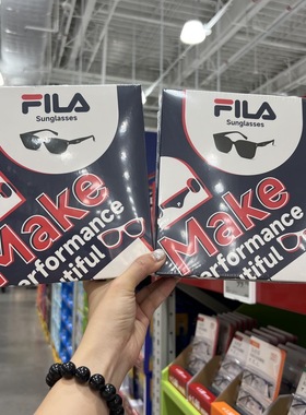 山姆代斐乐（FILA)太阳镜护目镜墨镜有效抵挡紫外线佩戴舒适时尚