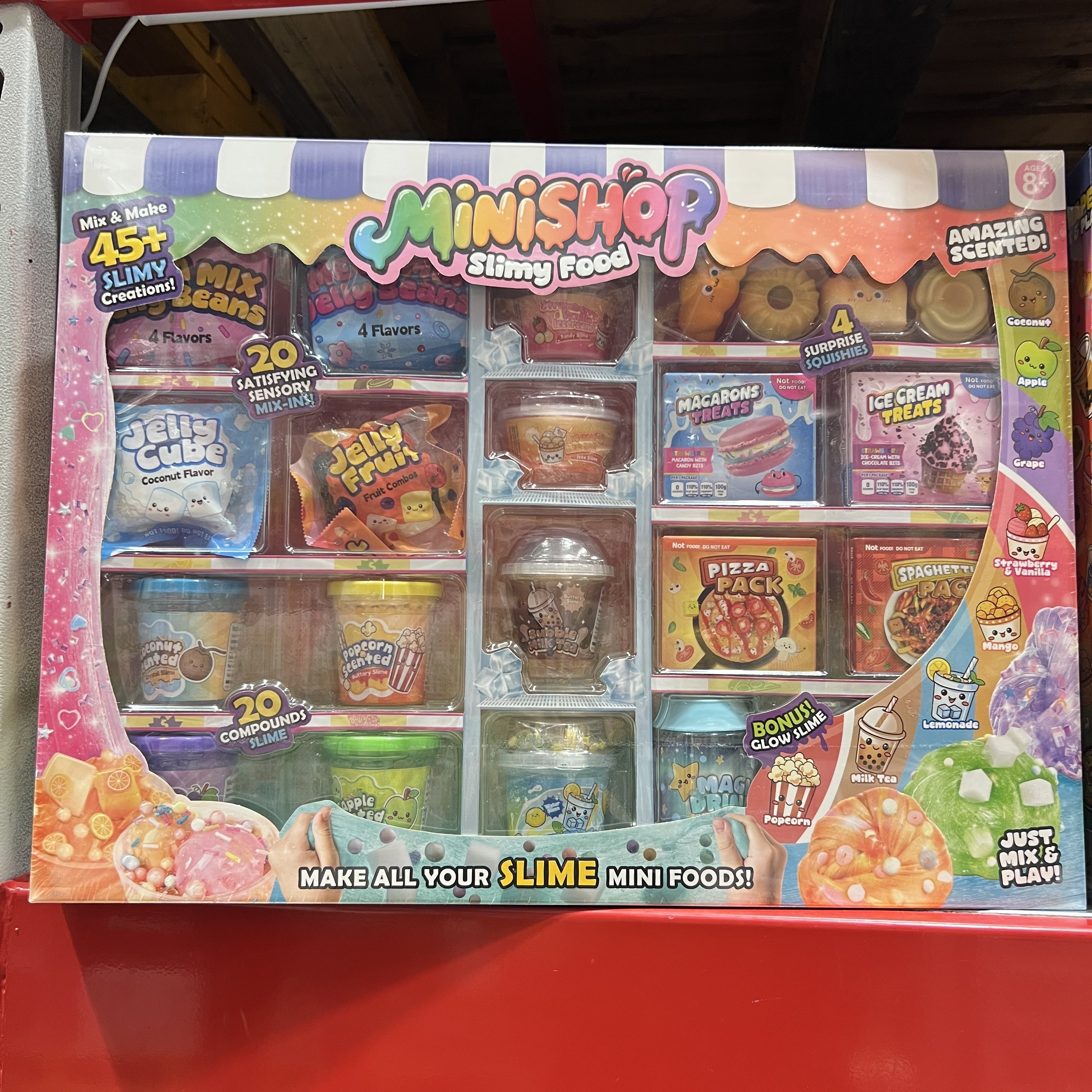 山姆代购乐立方DIY史莱姆迷你食物商店玩具橡皮泥手工玩具礼物