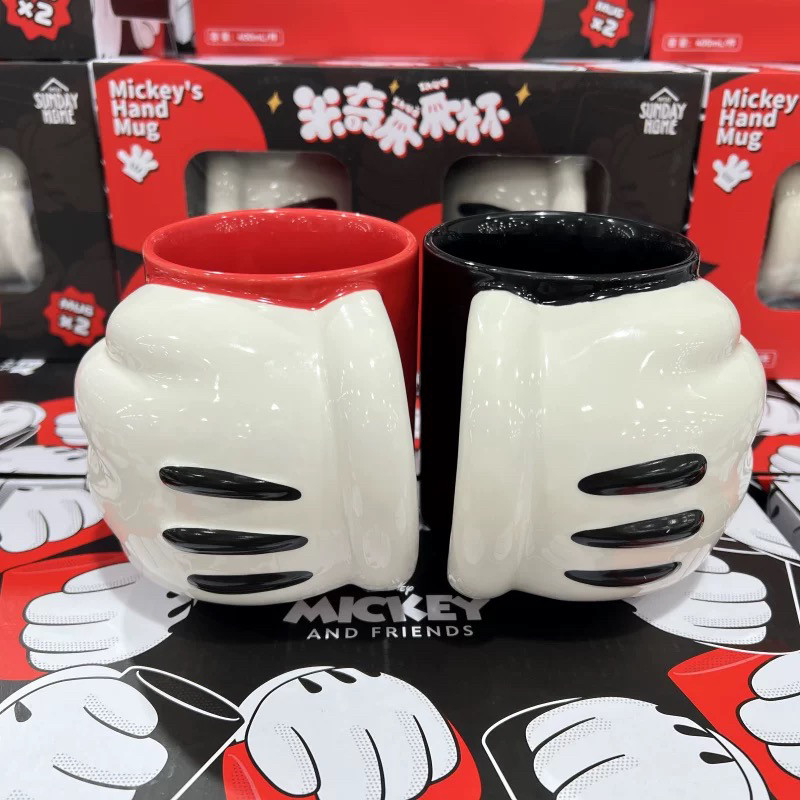 山姆迪士尼联名米奇爪爪杯马克杯咖啡陶瓷创意暖手冬天潮流情侣杯,餐饮具,马克杯,淘宝优惠券,粉丝福利购,淘宝优惠卷