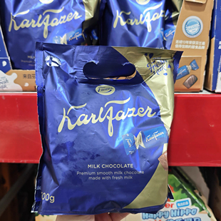 临期/山姆代购KARL FAZER卡菲泽牛奶巧克力制品 芬兰进口500g浓郁