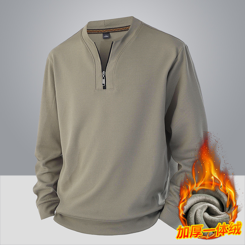 加肥加大卫衣男宽松半拉链大码长袖秋季加肥加大上衣胖子300斤潮9