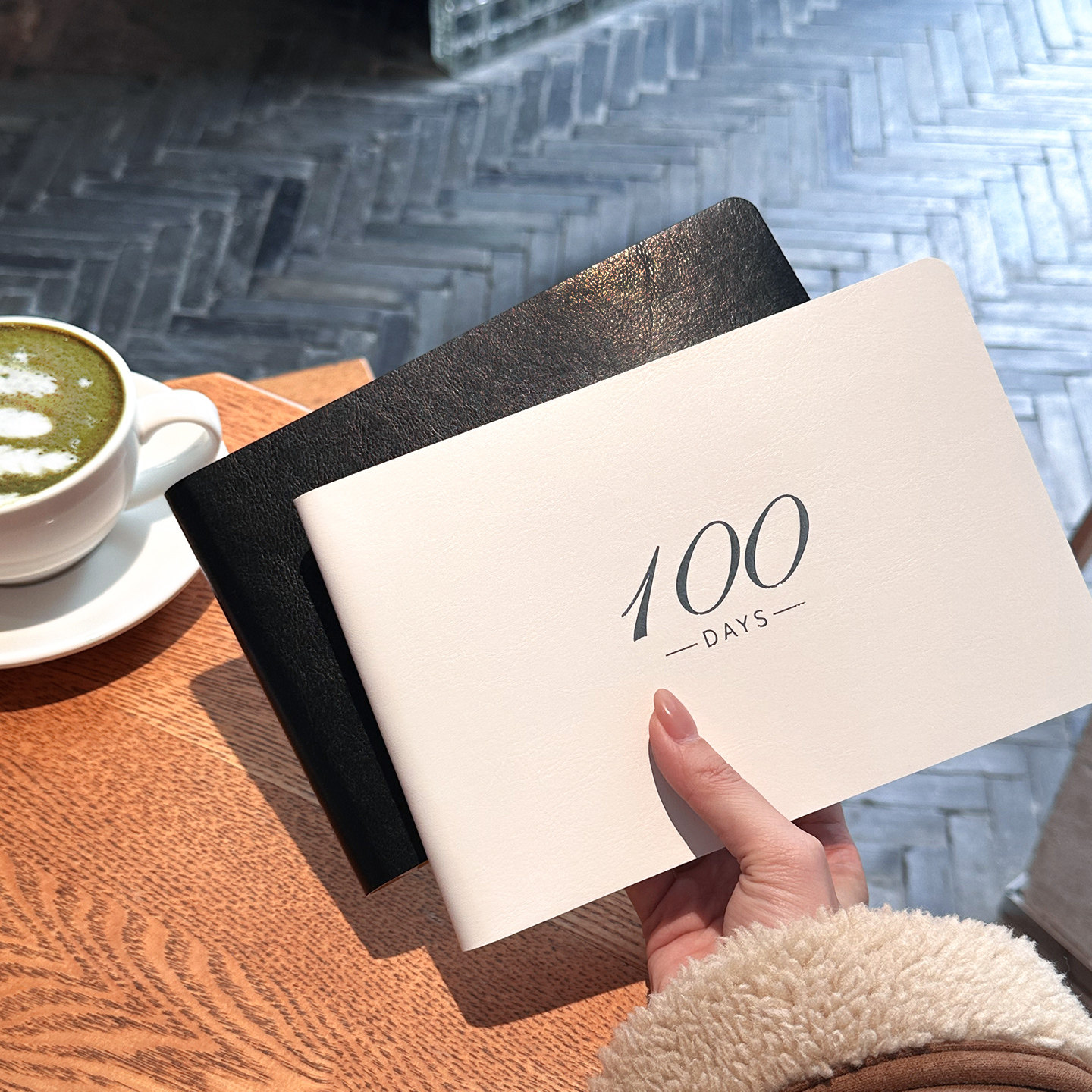 100天计划表 倒计时100页方格本A5记事复古大学生日记本创意工作文艺每日计划本自律打卡本效率手册