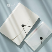 盘扣式 风琴包文件夹小号多功能单据账单收纳册发票夹包办公家用证件分类多层票据夹分类卷子a4整理神器说明书