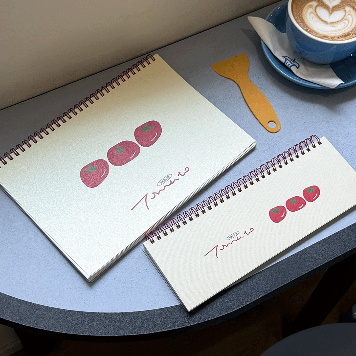 番茄双面窄离型纸本B5手帐胶带册素材本PET离型本子贴纸收集册离型纸本收纳离行本加厚离形本手账收集本