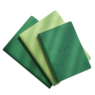 B5空白笔记本子 大本子allinone软皮面文艺精致大学生简约加厚摘抄记事本绘画手绘图画插画白纸大号日记本