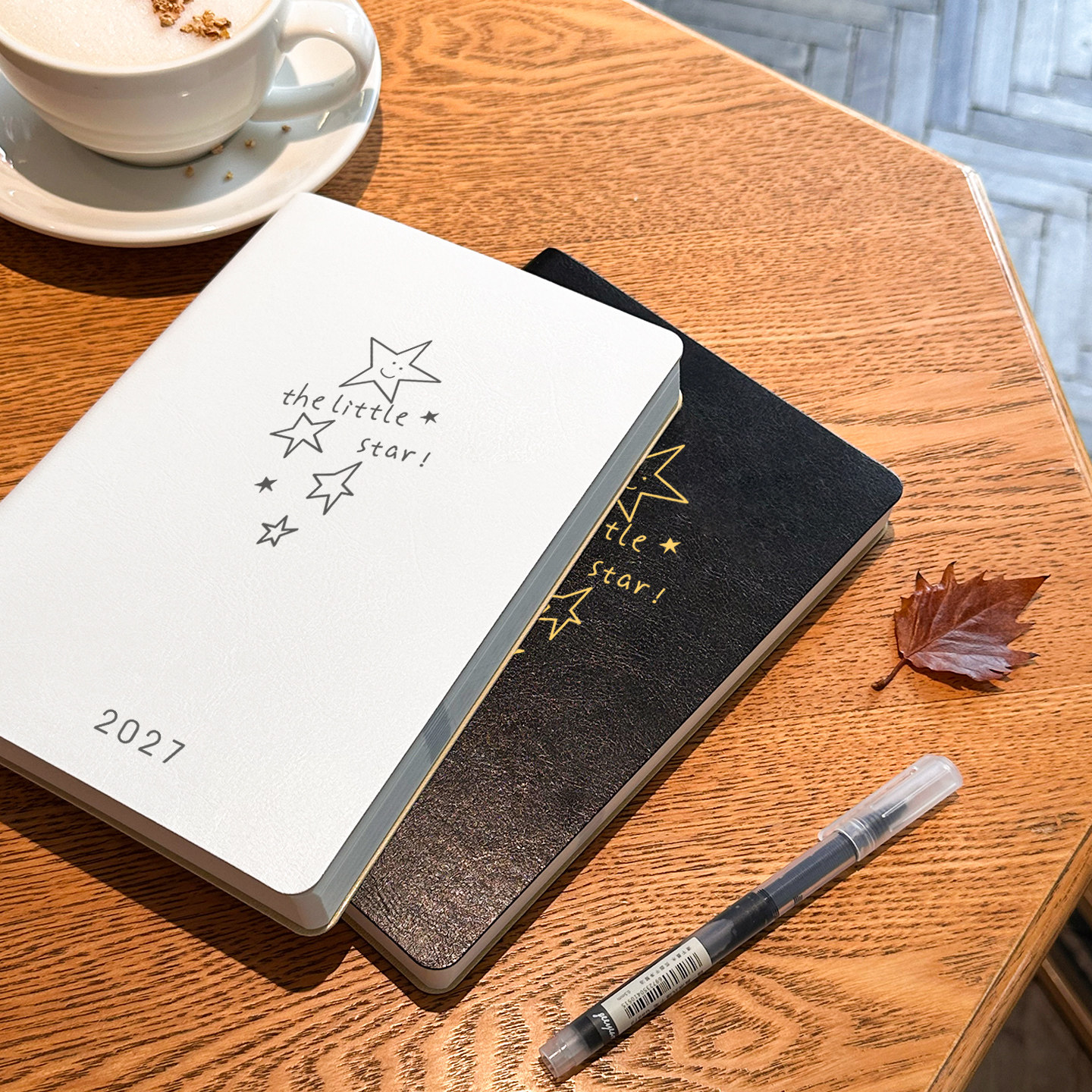 2027星星日程本套装 两天一页新款每日计划本年历日记本笔记本子年度日历A5记事本效率手册手账本2027年