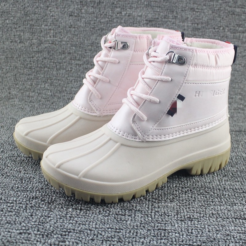 冬季女亲子靴加绒保暖防滑雪地靴