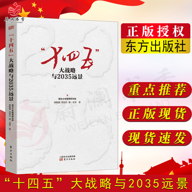 十四五大战略与2035远景 胡鞍钢鄢一龙解读十九届五中全会 中国经济政府规划领导干部智库社9787520716895党政读物党建书籍