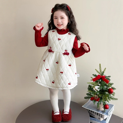 法国Uamtor女童连衣裙加厚公主裙