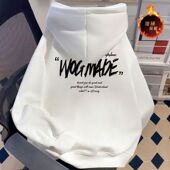 中大童纯棉连帽卫衣美式 oversize男女童宽松秋冬季 加绒外套ins潮