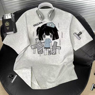 女童宅萌二次元日系可爱纯棉短袖