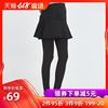 孕婦褲春秋2019新款孕婦裝冬季褲裙假兩件長褲托腹打底褲外穿裙褲