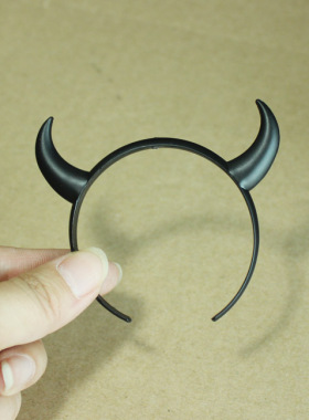 附设计图 恶魔发箍 牛角可做材料 4分BJD娃娃用 迷你可爱 配件DIY