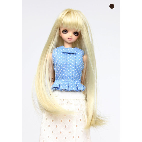 绯惑 VOLKS 老V家 Dollfie 深棕色假发 1/6ドルフィー用 兵人OB