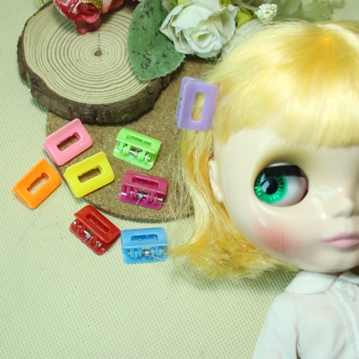 diy糖果色长方形塑料娃娃玩偶