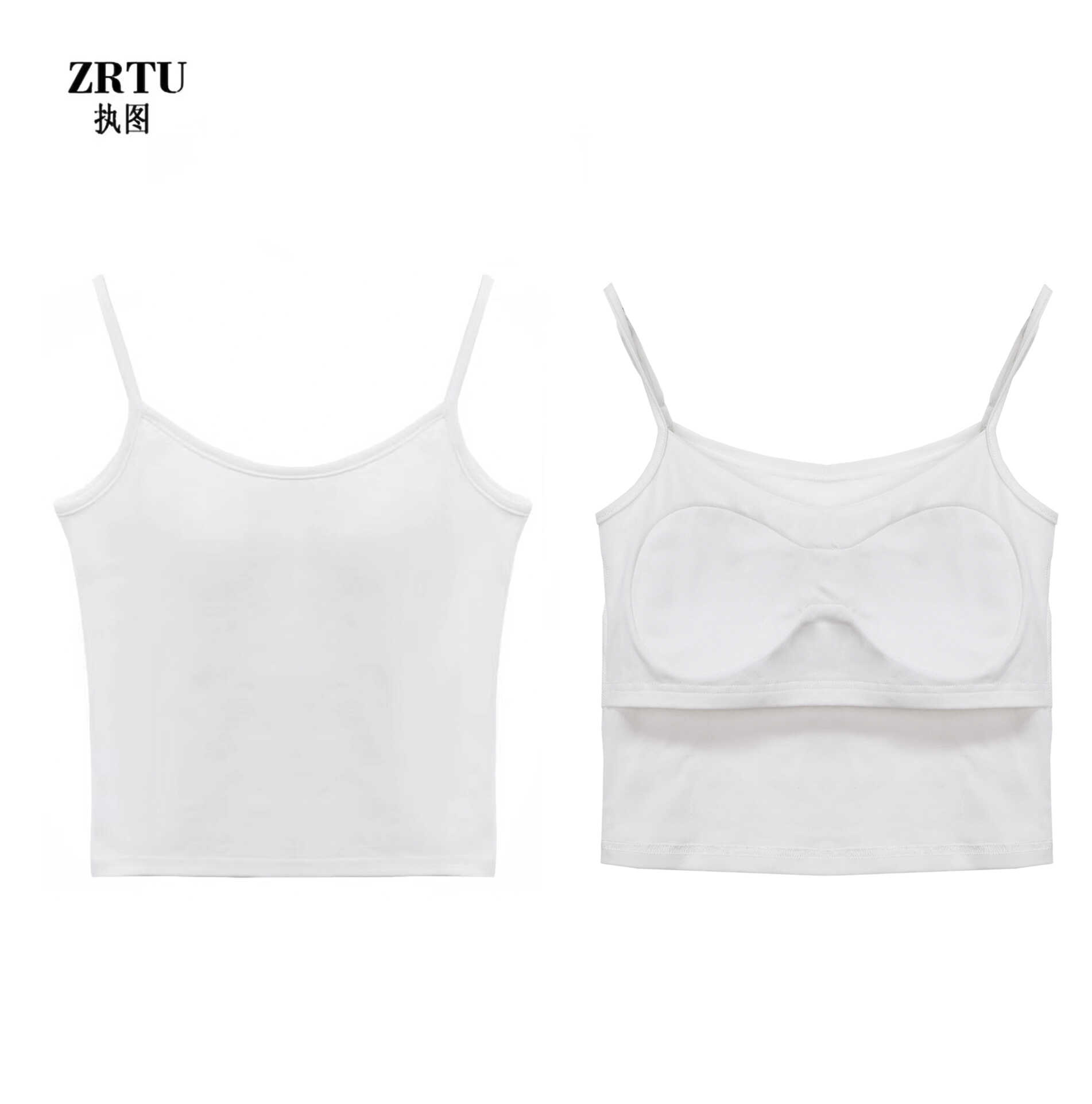 ZRTU/执图（自播）女背心打底运动美背女士修身