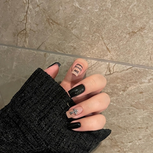 甜酷精致美甲穿戴甲中长款婚纱照婚礼手工高质量穿戴甲2026新年款