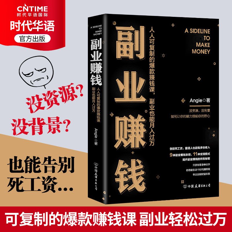 官方正版 副业赚钱 在家挣钱小项目思路课程 Angie创始人教你9种赚钱本领11种变现模式 揭开赚钱的所有秘密 新互联网创业赚钱项目
