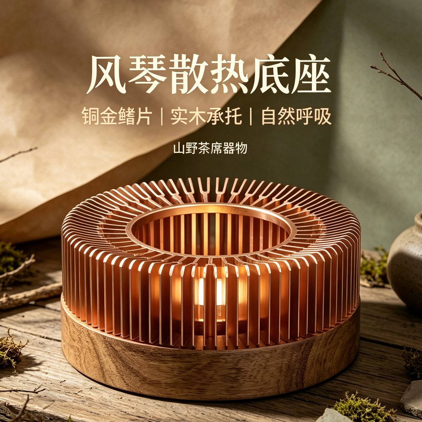 商用蜡烛加热温茶器餐厅暖茶炉茶壶底座温茶煮茶器花茶保温提梁壶