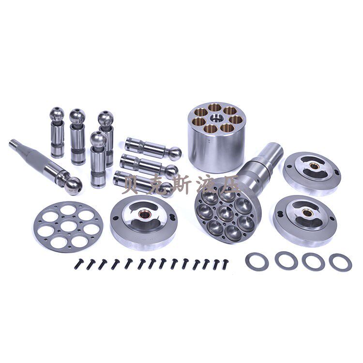 力士乐A2FM/A2FE63柱塞泵配件缸体配油盘连杆柱塞压板主轴中心轴