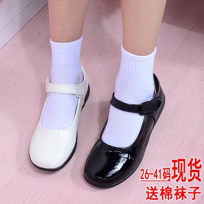 女童小皮鞋中小学生经典单皮鞋