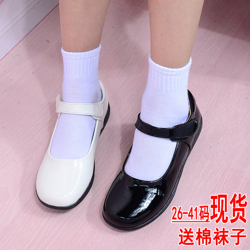 女童小皮鞋中小学生经典单皮鞋