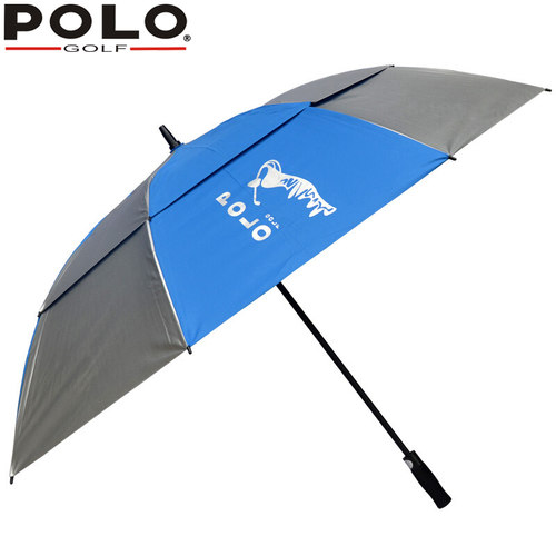 POLOGOLF 高尔夫球伞 加大双层双人防风遮阳防雨男女长柄自动雨伞
