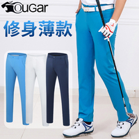 UGAR 高爾夫褲子 男士薄款長褲修身直筒球褲 春夏服裝休閑運(yùn)動(dòng)褲