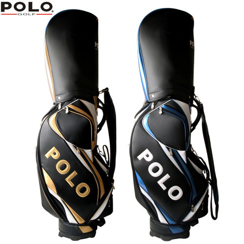 POLOGOLF高尔夫标准包 男士尊贵PU防水球包 高尔夫球袋球杆装备包