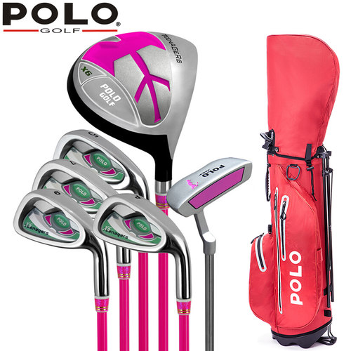 POLOGOLF 高尔夫球杆套装 女生青少年初学练习球杆 套杆