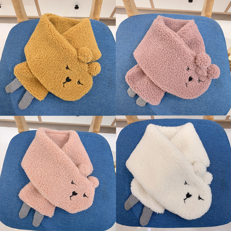 Teddy Bear grain Plush baby Collar Collar winter men and women Rabbit's hair overlapping children scarf Korean Editionin the Children/Baby/Family fitted , Hat/Muffler/Masks/Gloves/Earmuffs/Booties , Muffler  category - from Buy2taobao.com to provide professional Taobao agent buy service