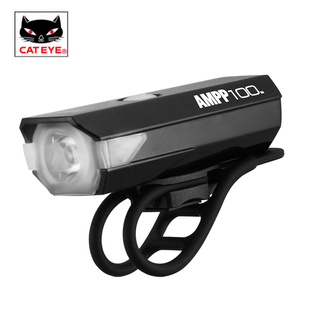 CATEYE猫眼自行车灯夜骑强光手电USB充电高亮头盔灯AMPP系列装 备