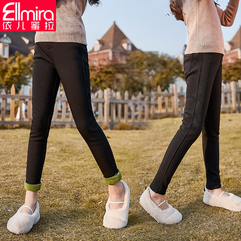 女童加绒长裤儿童裤子