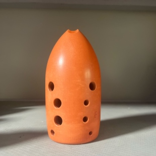 踏古陶埙十孔可水洗硬陶埙双腔笔筒埙10孔初学者自学入门专业乐器