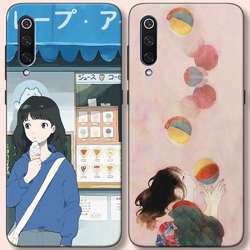 可爱适用于三星磨砂软边手机壳