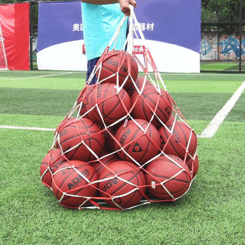 Opi basketball net bag large capacity ball bag storage bag bold kindergarten football net bag volleyball big net bag ball bag