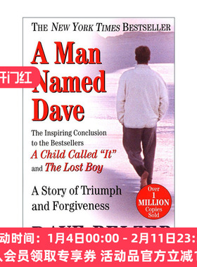 英文原版 A Man Named Dave 一个被称作它的孩子II 传记 Dave Pelzer大卫·佩尔泽 英文版 进口英语原版书籍