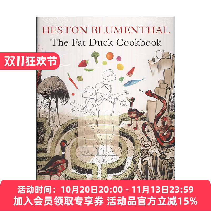 英文原版 The Fat Duck Cookbook 英国肥鸭餐厅烹饪书 米其林三星餐厅 精装 英文版 进口英语原版书籍