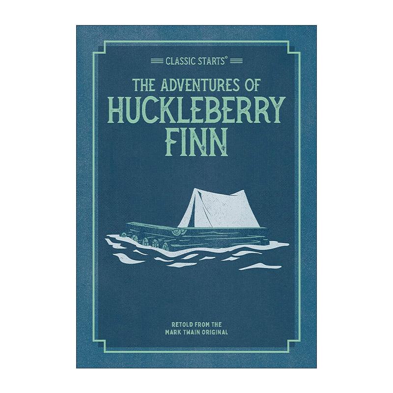 英文原版 Classic Starts The Adventures of Huckleberry Finn 开始读经典 哈克贝利费恩历险记 英文版 进口英语原版书籍