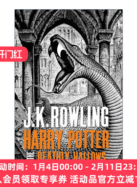 英文原版 Harry Potter and the Deathly Hallows 哈利波特与死亡圣器 精装 英文版 进口英语原版书籍