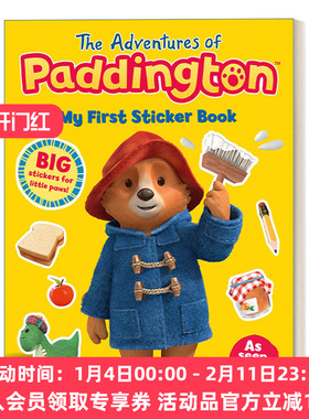 英文原版 The Adventures of Paddington My First Sticker Book 帕丁顿熊大冒险 我的第一本贴纸书 英文版 进口英语原版书籍