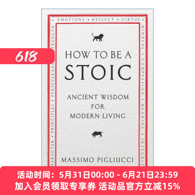 哲学的指引  英文原版 How To Be A Stoic 斯多葛哲学的生活之道 马西莫·匹格里奇 英文版 进口英语原版书籍