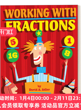 使用分数 英文原版 Working with Fractions 6-9岁儿童数学启蒙学习绘本 Edward Miller 英文版 进口英语原版书籍