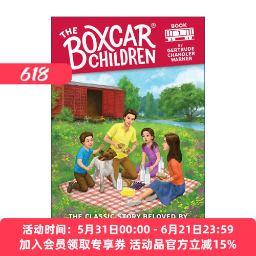 棚车少年1 英文原版 The Boxcar Children Boxcar Children Mysteries#1 儿童侦探推理小说 经典课外阅读 英文版 进口英语原版书籍