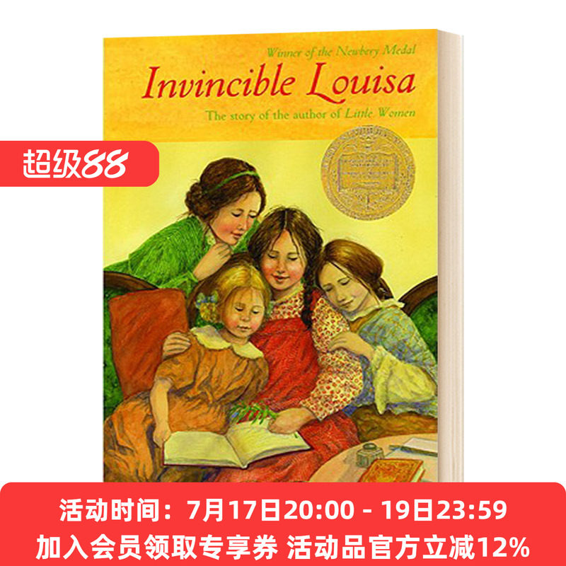 不可征服的路易莎 小妇人作者的故事 英文原版 Invincible Louisa The Story of the Author of Little Women 纽伯瑞金奖 英文版书