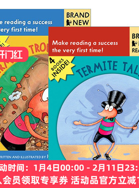 英文原版 Brand New Readers Termite白蚁系列2册 儿童绘本 Candlewick分级读物 英文版 进口英语原版书籍