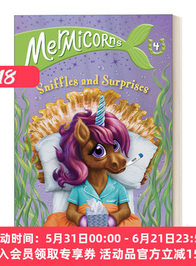英文原版 Mermicorns 04 Sniffles and Surprises 美人鱼独角兽系列4 抽泣与惊喜 儿童冒险魔法主题章节桥梁书 Sudipta Bard英文版