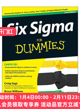 英文原版 Six Sigma for Dummies 六西格玛达人迷 第2版 英文版 进口英语原版书籍