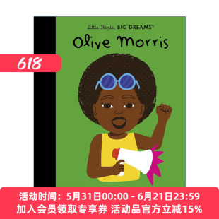 英文原版 Little People Big Dreams Olive Morris 小人物大梦想儿童精装绘本 黑人女权主义者奥丽芙·莫里斯 进口英语原版书籍
